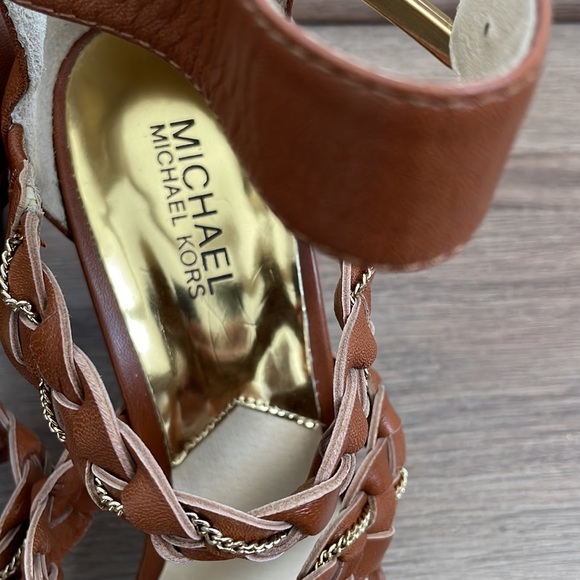 Gorgeous MICHAEL KORS high hill sandals size 9. New - Picture 4 of 12